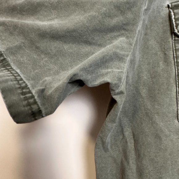 HARLEY DAVIDSON MEN'S  BUTTON UP GREEN SHIRT - Picture 10 of 13